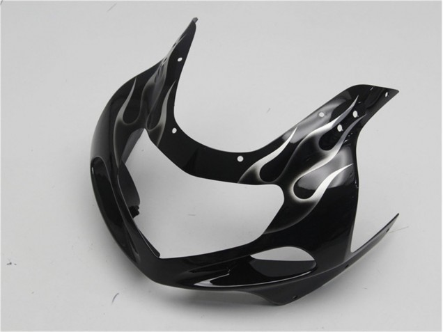 Carenado GSXR 600 / 750 K1 K2 K3 2001-2003 - Negro Blanco Llama Carenado GSXR 600 / 750 K1 K2 K3 2001-2003 - Negro Blanco Llama