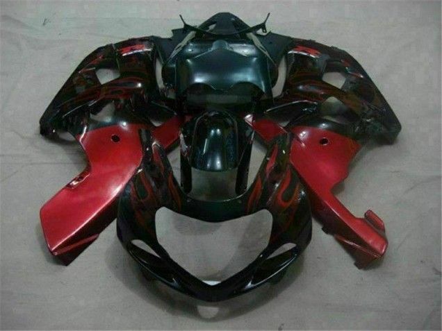 Carenado GSXR 600 / 750 K1 K2 K3 2001-2003 - Negro Rojo Carenado GSXR 600 / 750 K1 K2 K3 2001-2003 - Negro Rojo