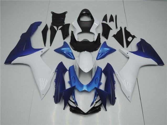 Carenado GSXR 600 / 750 K11 2011-2021 - Blanco Azul