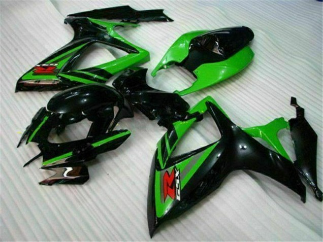 Carenado GSXR 600 / 750 K6 2006-2007 - Negro Verde