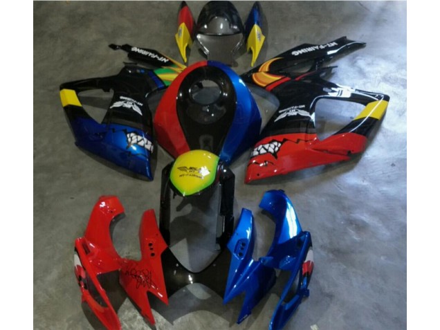 Carenado GSXR 600 / 750 K6 2006-2007 - Rojo Azul