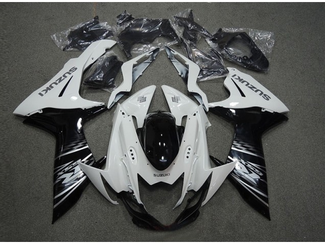 Carenado GSXR 600 K11 2011-2021 - Blanco Negro