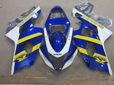 Carenado GSXR 600 K4 2004-2005 - Azul Blanco Amarillo