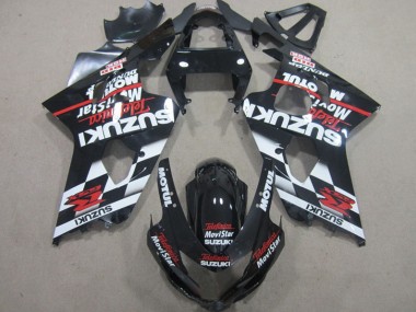 Carenado GSXR 600 K4 2004-2005 - Negro Rojo Telefumia Movistar