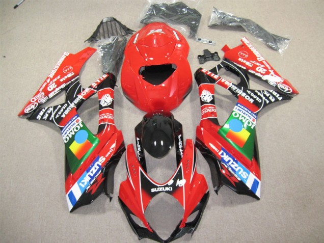 Carenado GSXR 600 K4 2004-2005 - Rojo Negro