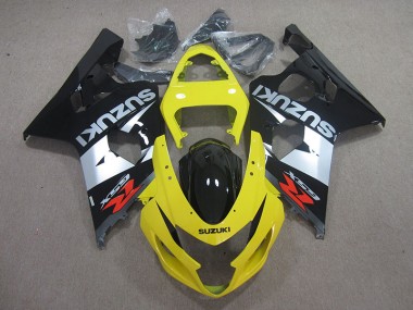 Carenado GSXR 750 K4 2004-2005 - Amarillo Negro Plata