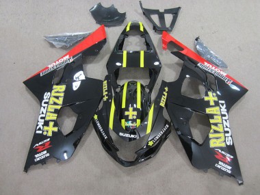 Carenado GSXR 750 K4 2004-2005 - Negro Amarillo Rizla
