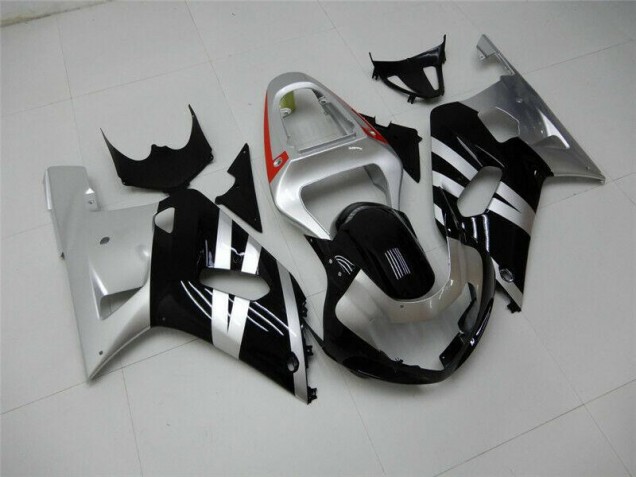Carenado & Plástico GSXR 600 / 750 K1 K2 K3 2001-2003 - Negro Plata
