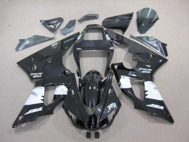 Carenado R1 1998-1999 - Negro Blanco Calcomanía