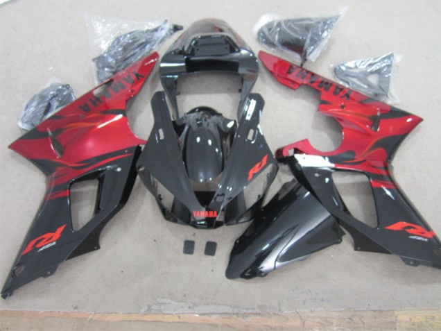 Carenado R1 2000-2001 - Negro Rojo Carenado R1 2000-2001 - Negro Rojo