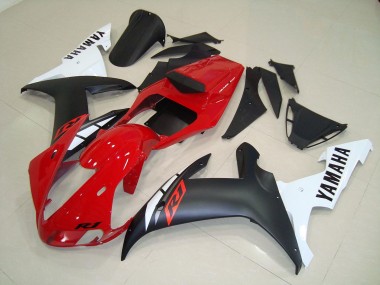 Carenado R1 2002-2003 - Negro Mate Rojo