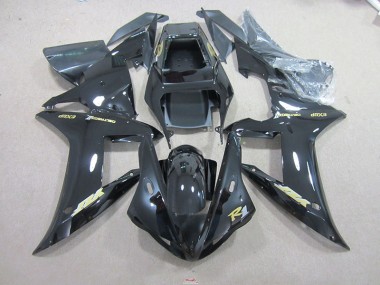 Carenado R1 2002-2003 - Negro Oro Calcomanías
