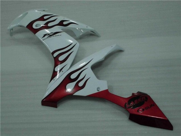 Carenado R1 2004-2006 - Blanco Rojo Llama Carenado R1 2004-2006 - Blanco Rojo Llama