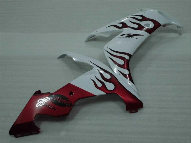 Carenado R1 2004-2006 - Blanco Rojo Llama Carenado R1 2004-2006 - Blanco Rojo Llama