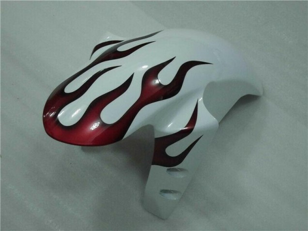 Carenado R1 2004-2006 - Blanco Rojo Llama Carenado R1 2004-2006 - Blanco Rojo Llama