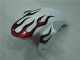 Carenado R1 2004-2006 - Blanco Rojo Llama Carenado R1 2004-2006 - Blanco Rojo Llama