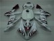 Carenado R1 2004-2006 - Blanco Rojo Llama Carenado R1 2004-2006 - Blanco Rojo Llama