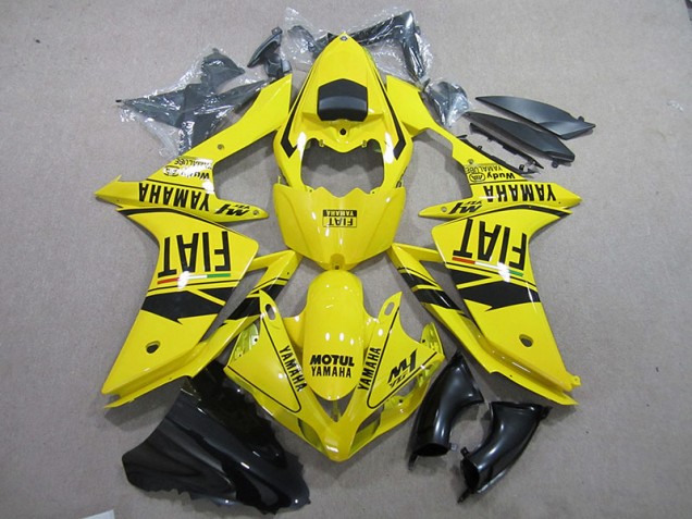 Carenado R1 2007-2008 - Amarillo Negro Motul Fiat Carenado R1 2007-2008 - Amarillo Negro Motul Fiat