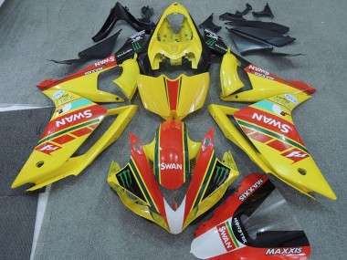 Carenado R1 2007-2008 - Amarillo Rojo Swan