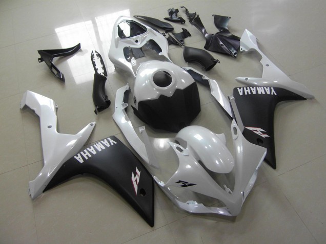 Carenado R1 2007-2008 - Blanco Perla Negro Mate