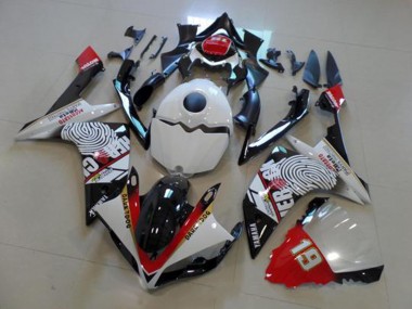 Carenado R1 2007-2008 - Negro Blanco Rojo
