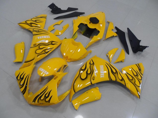 Carenado R1 2009-2011 - Amarillo Negro Llama