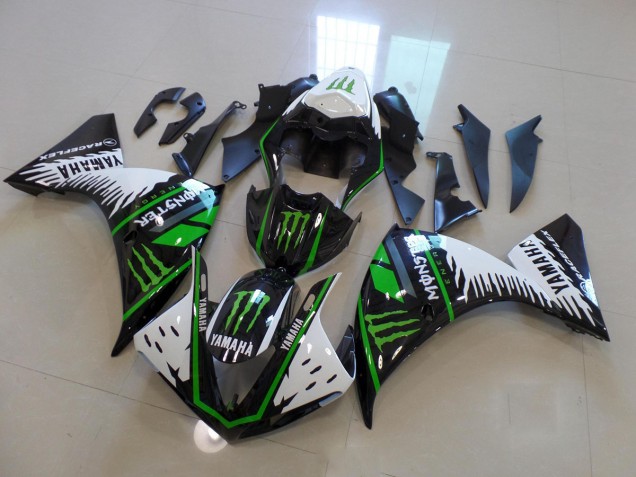 Carenado R1 2009-2011 - Blanco Verde Big Monster Carenado R1 2009-2011 - Blanco Verde Big Monster