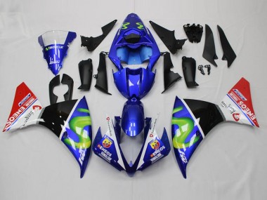 Carenado R1 2012-2014 - Azul Blanco Negro Rojo