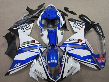 Carenado R1 2012-2014 - Azul Blanco Pizzoli