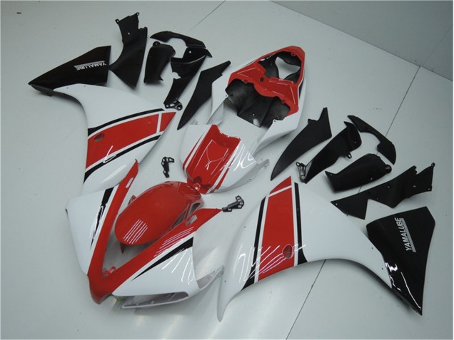 Carenado R1 2012-2014 - Blanco Rojo Negro
