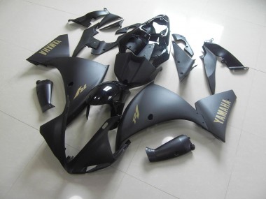 Carenado R1 2012-2014 - Negro Mate Oro Pegatinas