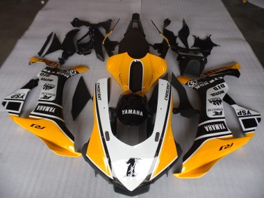 Carenado R1 2015-2019 - Amarillo Blanco Negro