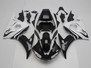 Carenado R6 2003-2005 - Negro y blanco