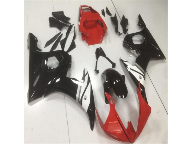 Carenado R6 2003-2005 - Rojo Negro Blanco