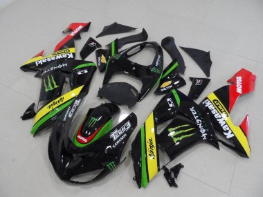 Carenado ZX10R 2006-2007 - Negro Amarillo Monster