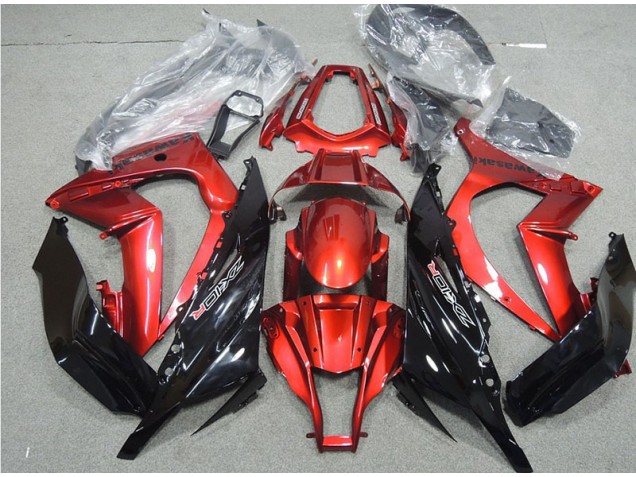 Carenado ZX10R 2011-2015 - Negro Rojo