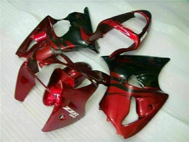 Carenado ZX6R 2000-2002 - Rojo Negro