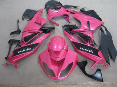 Carenado ZX6R 2009-2012 - Rosa Negro Monster