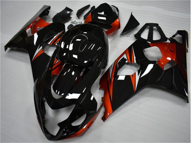 Carenados GSXR 600 / 750 K4 2004-2005 - Naranja Negro Carenados GSXR 600 / 750 K4 2004-2005 - Naranja Negro