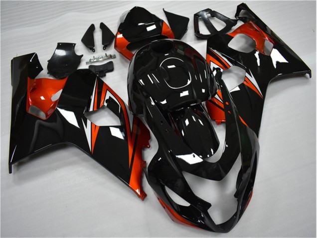 Carenados GSXR 600 / 750 K4 2004-2005 - Naranja Negro Carenados GSXR 600 / 750 K4 2004-2005 - Naranja Negro