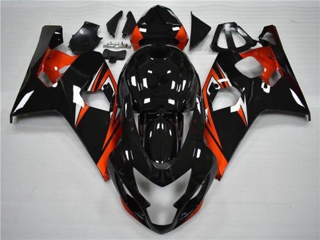 Carenados GSXR 600 / 750 K4 2004-2005 - Naranja Negro Carenados GSXR 600 / 750 K4 2004-2005 - Naranja Negro