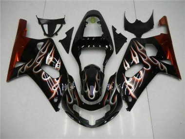 Carrocería GSXR 600 / 750 K1 K2 K3 2001-2003 - Negro
