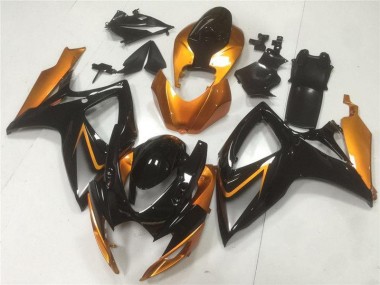 Carrocería GSXR 600 / 750 K6 2006-2007 - Negro Naranja