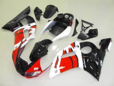 Carrocería R6 1998-2002 - Rojo Blanco Negro
