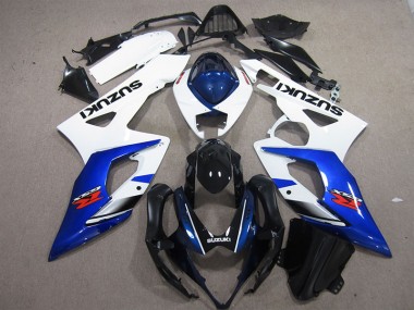Inyección Kits Carenado GSXR 1000 K5 2005-2006 - Blanco Azul
