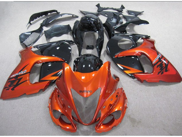 Inyección Kits Carenado GSXR 1300 Hayabusa 2008-2019 - Naranja Negro