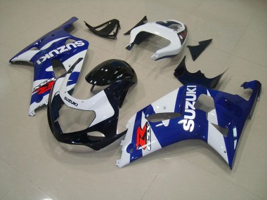 Kit Carenado ABS Completo GSXR 750 K1 K2 K3 2001-2003 - Azul Blanco