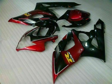 Kit Carenado GSXR 1000 K5 2005-2006 - Rojo Negro