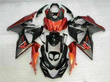 Kit Carenado GSXR 1000 K9 2009-2016 - Marrón Negro