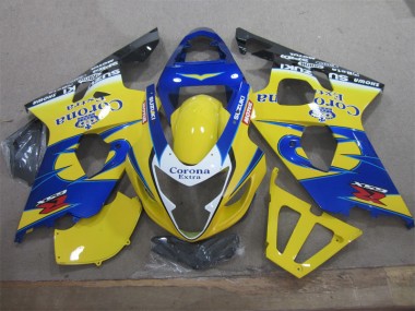Kit Carenado GSXR 600 K4 2004-2005 - Amarillo Azul Corona Extra